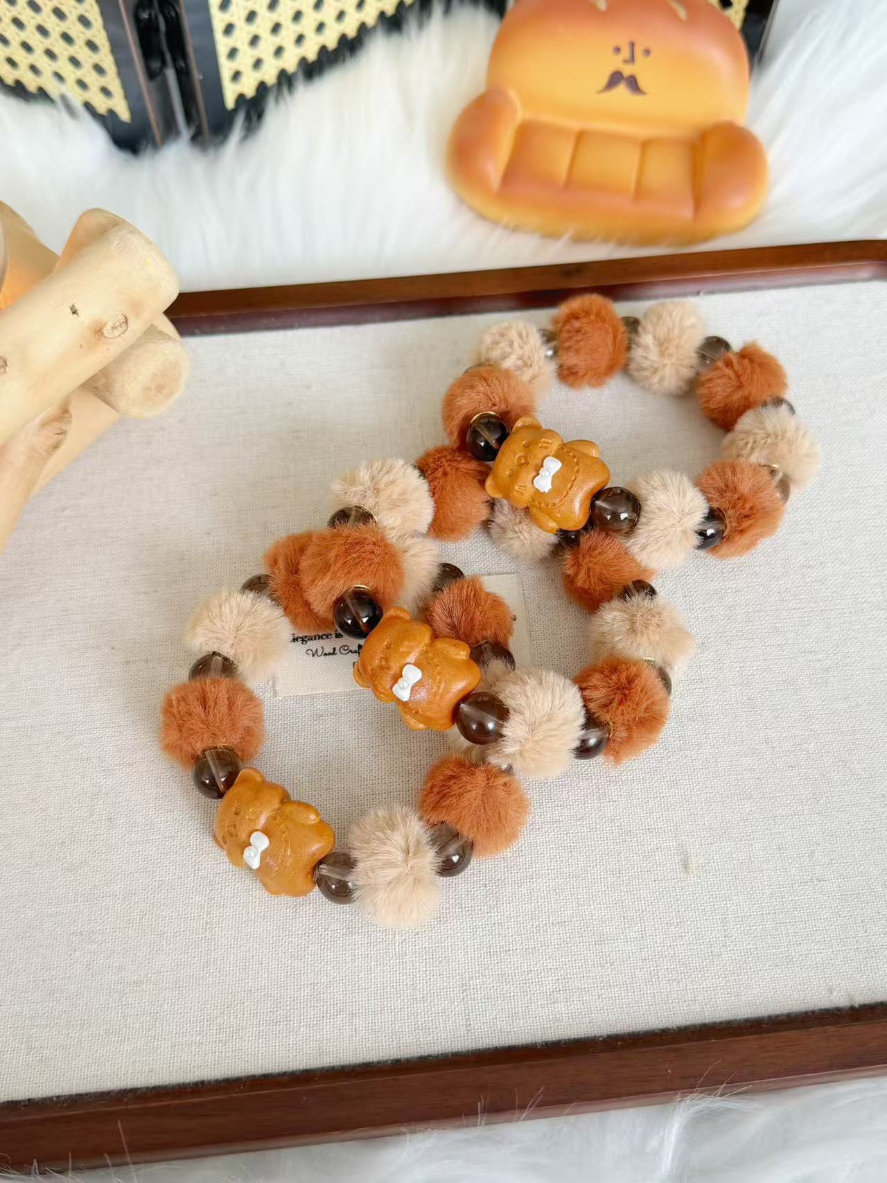 毛绒绒小熊 Design Bracelet | Handmade Bracelet