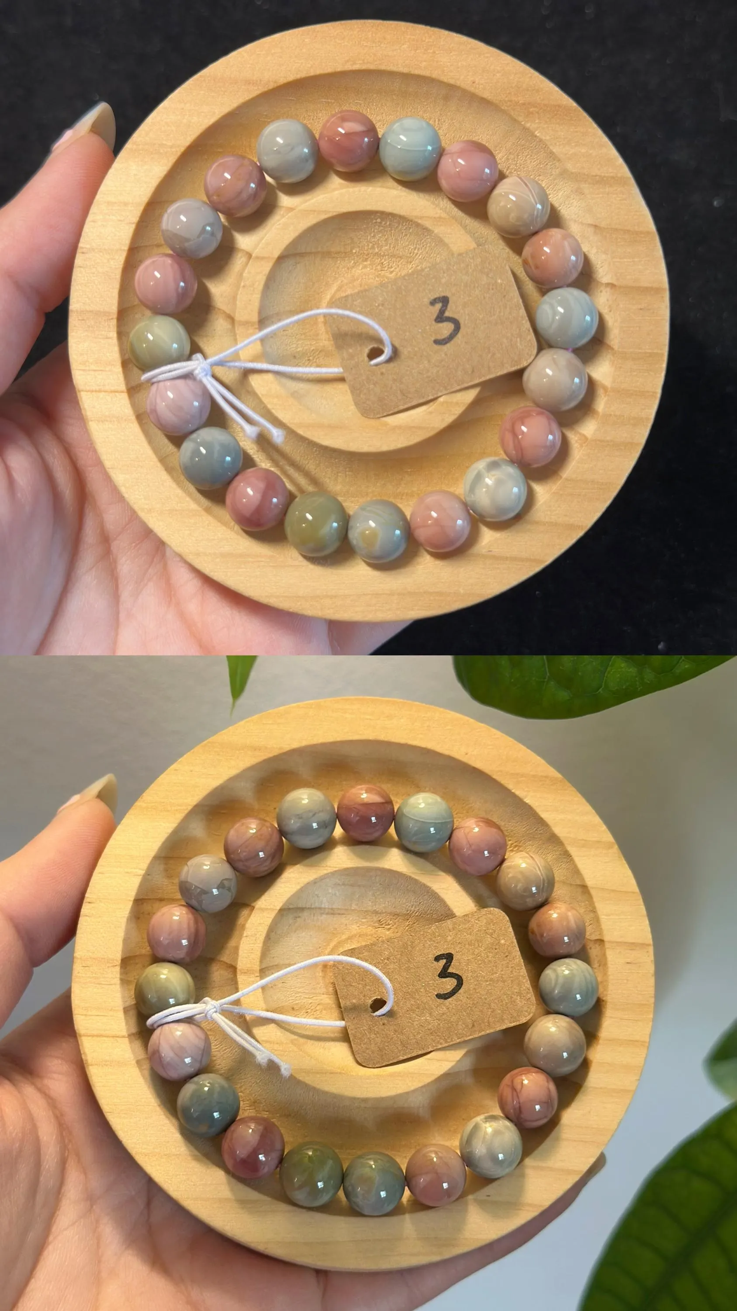 9mm Alashan Agate Raw Bracelet | Natural Gemstone Jewelry | Women Accessories | Gift for Her | DIY | Textured Stone