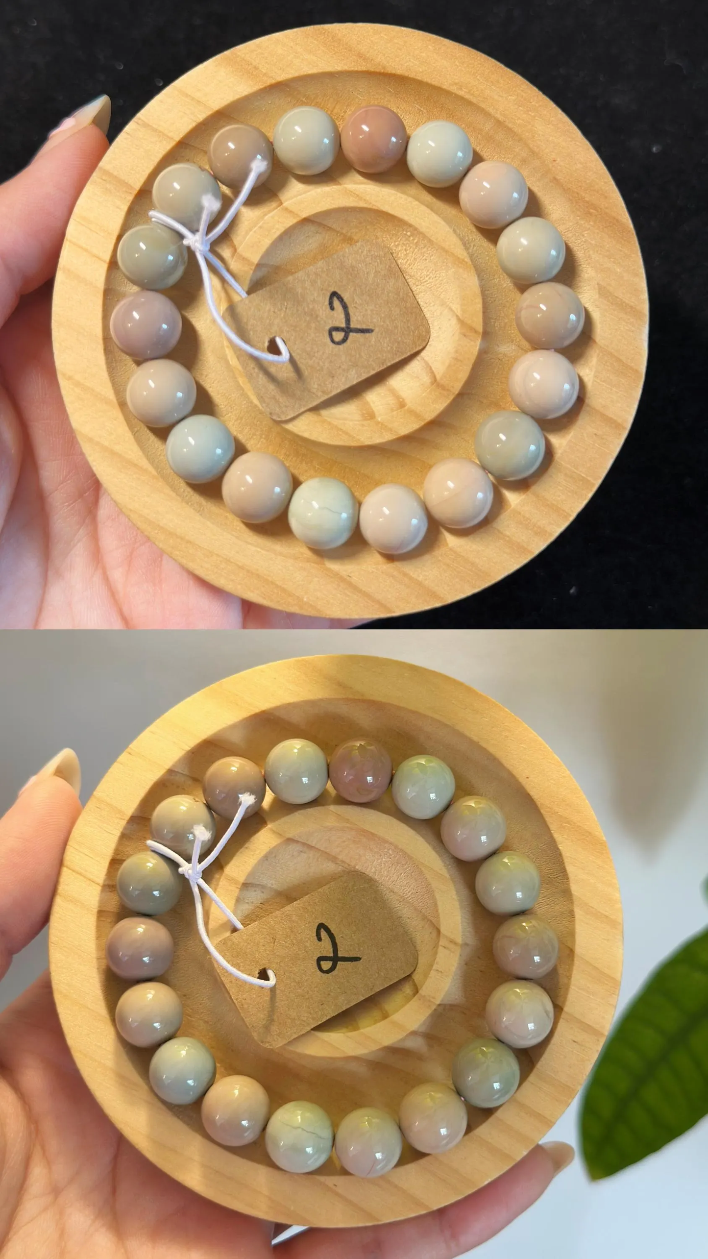 10mm Macaron Pastel Alashan Agate Raw Bracelet | Natural Gemstone Jewelry | Women Accessories | Gift for Her | DIY | Textured Stone