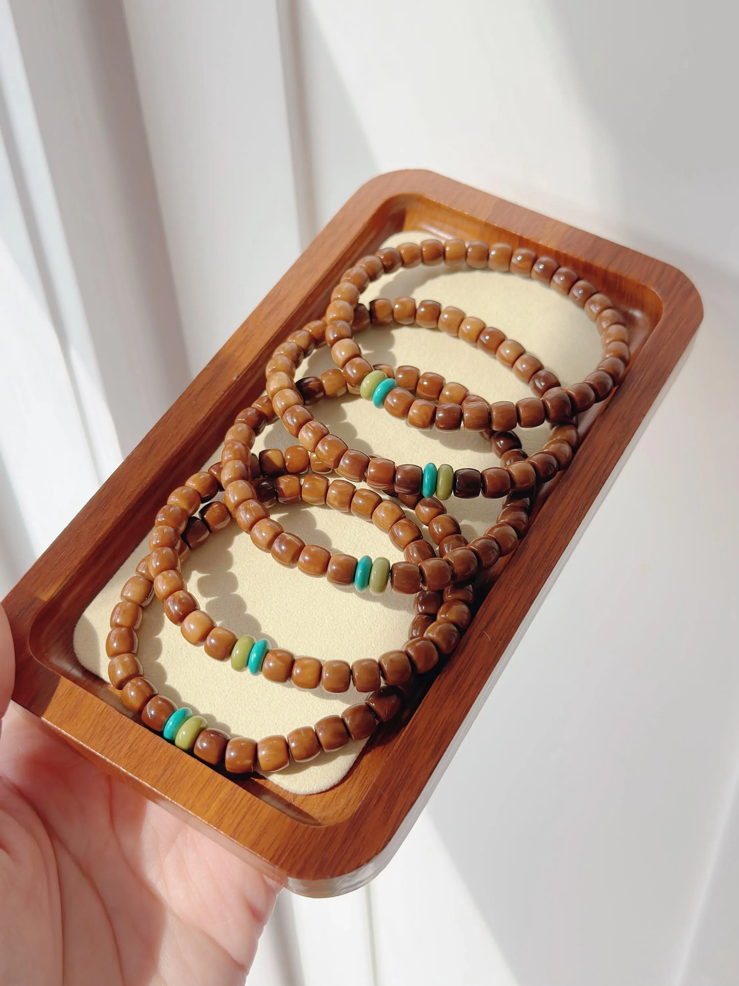 Natural Kuka Bracelet 库克直切 | Natural Woods and Nuts | Handmade Bracelet