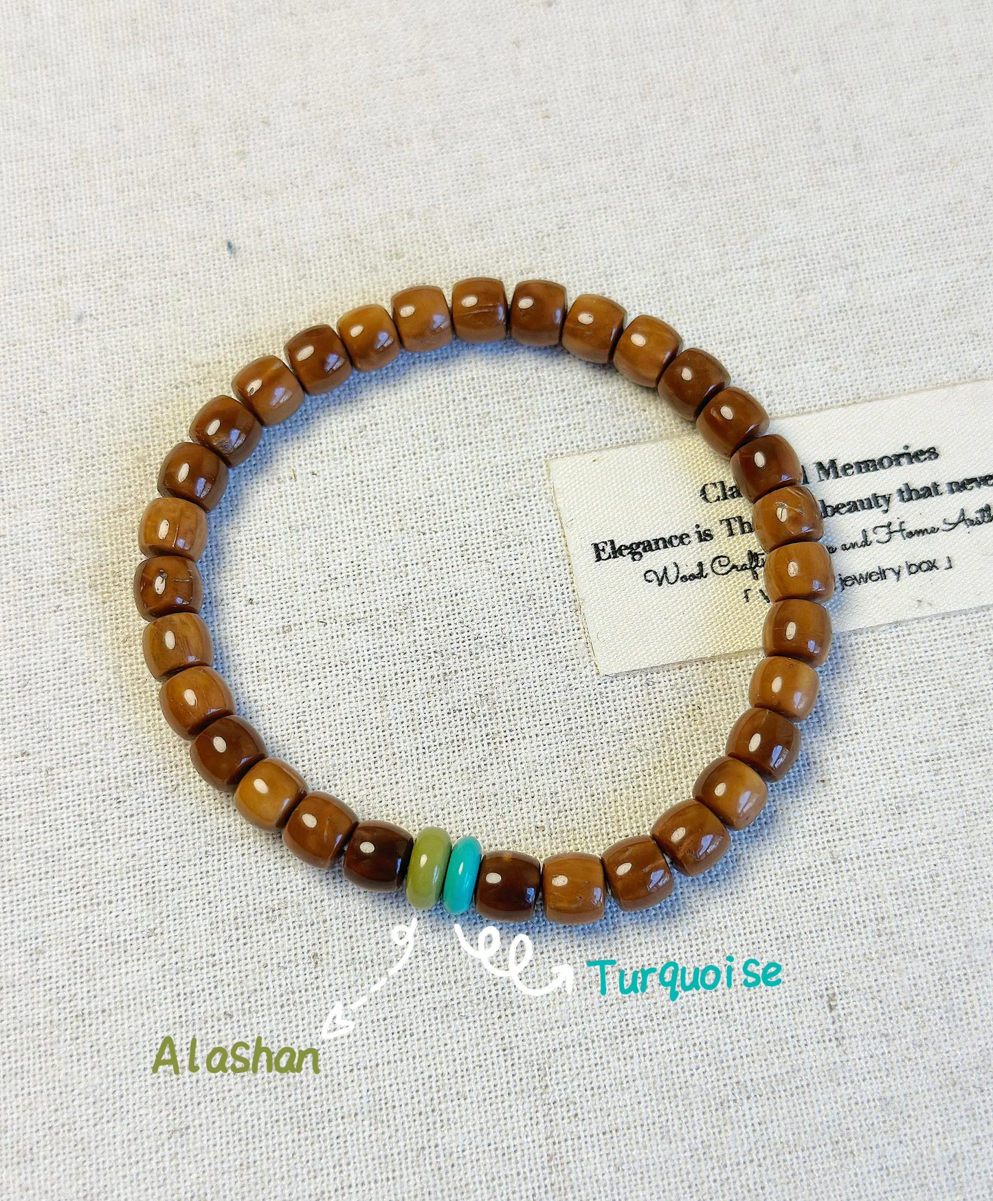 Natural Kuka Bracelet 库克直切 | Natural Woods and Nuts | Handmade Bracelet