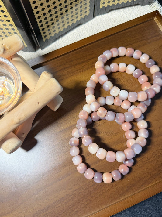 12mm捕梦网 Bodhi Root Bracelet | Prayer Beads | Handmade Bracelet | Natural Bodhi Root