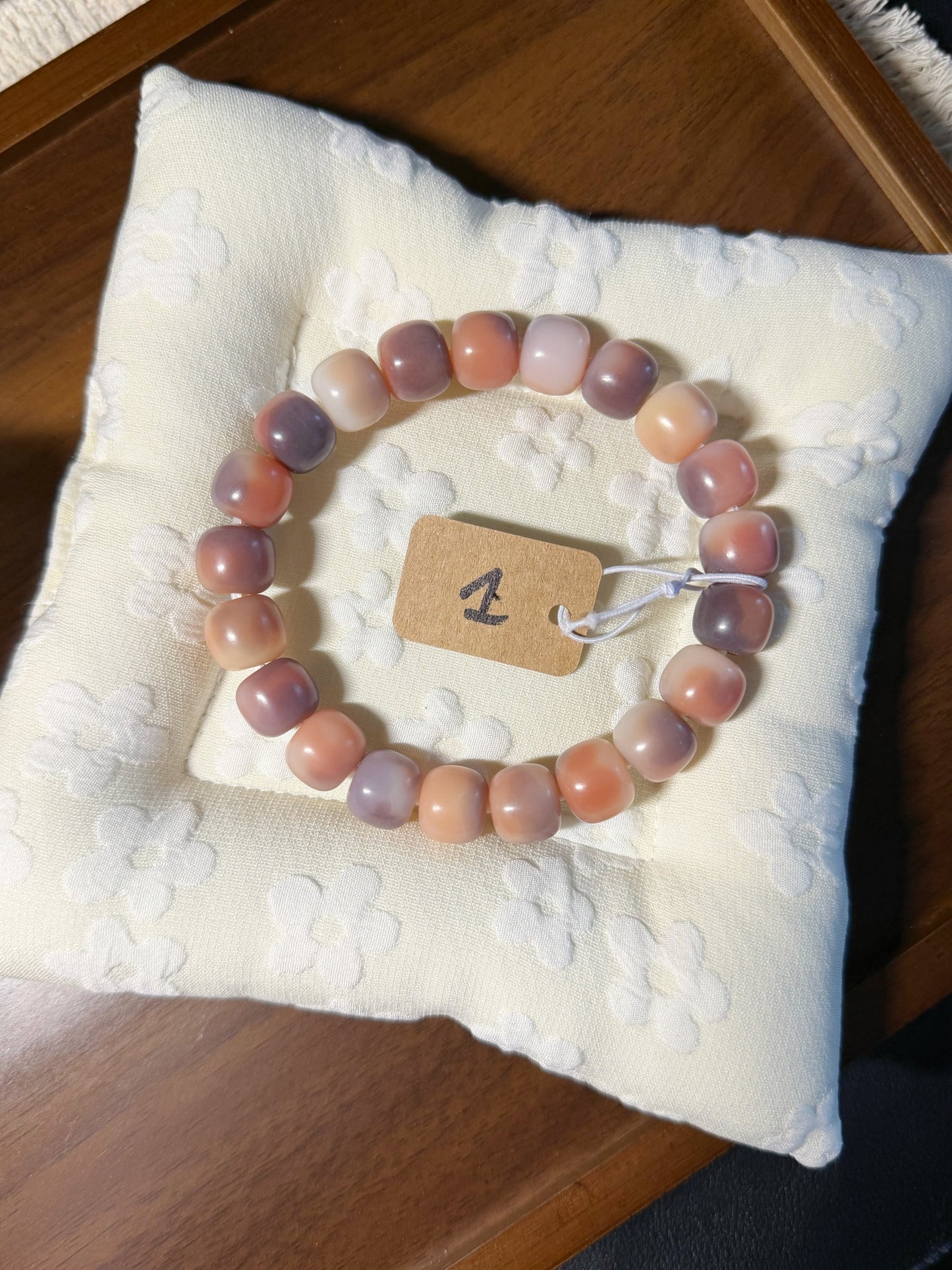 12mm捕梦网 Bodhi Root Bracelet | Prayer Beads | Handmade Bracelet | Natural Bodhi Root