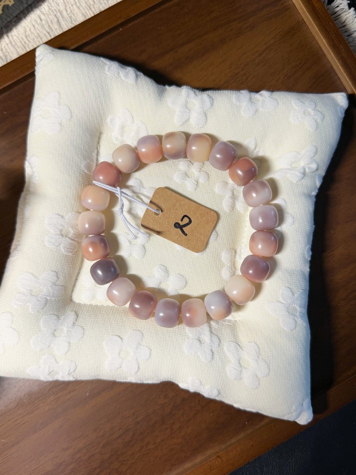 12mm捕梦网 Bodhi Root Bracelet | Prayer Beads | Handmade Bracelet | Natural Bodhi Root
