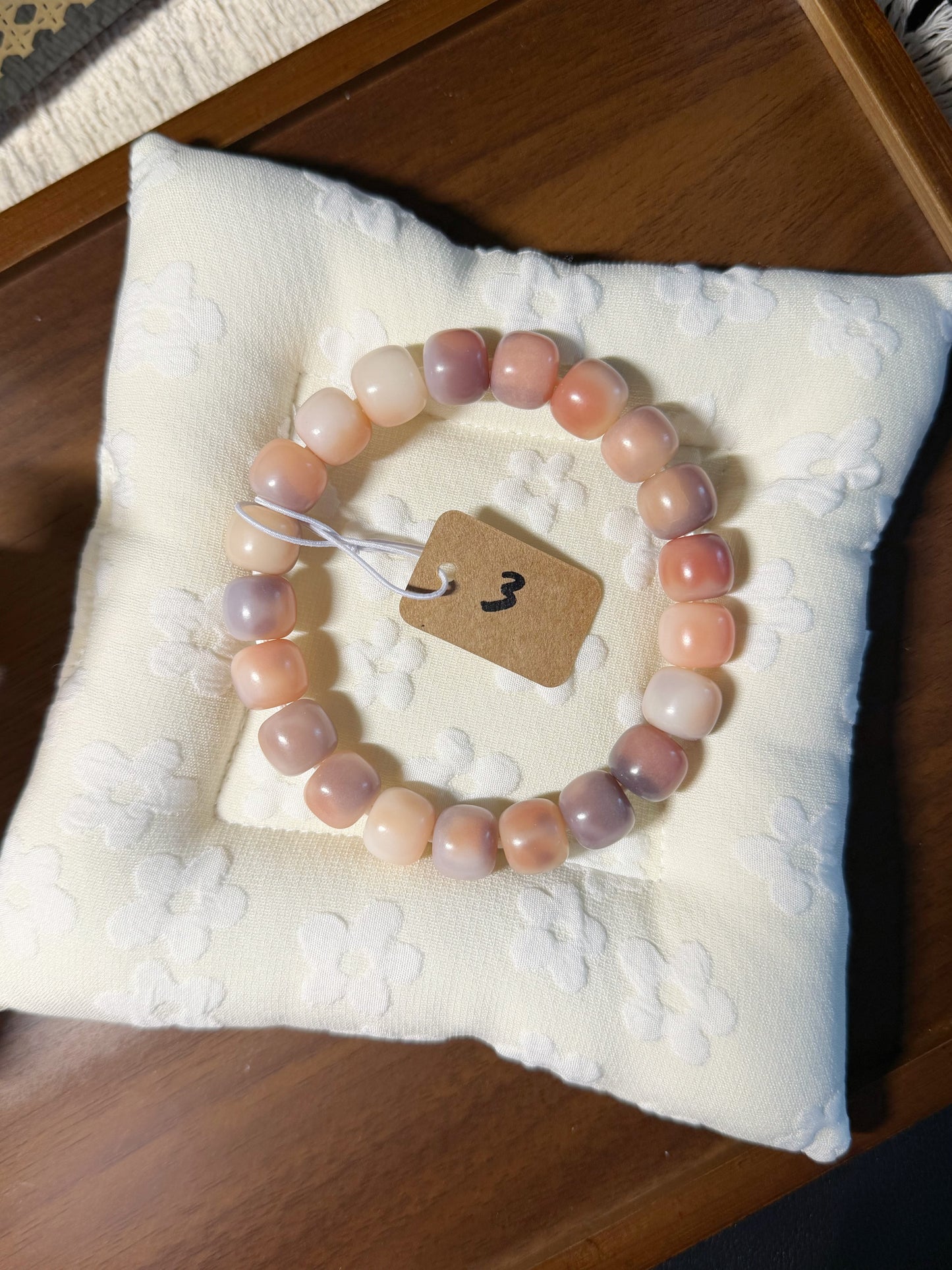 12mm捕梦网 Bodhi Root Bracelet | Prayer Beads | Handmade Bracelet | Natural Bodhi Root