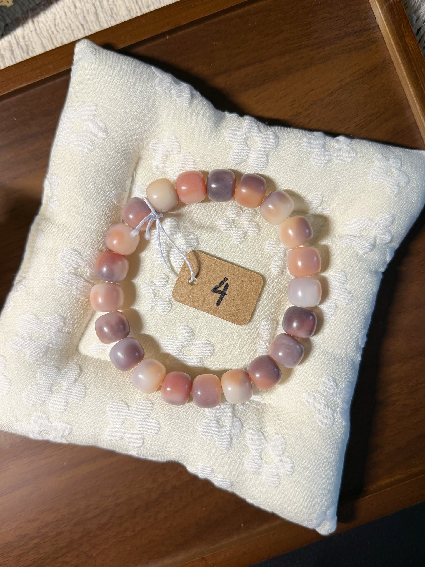 12mm捕梦网 Bodhi Root Bracelet | Prayer Beads | Handmade Bracelet | Natural Bodhi Root