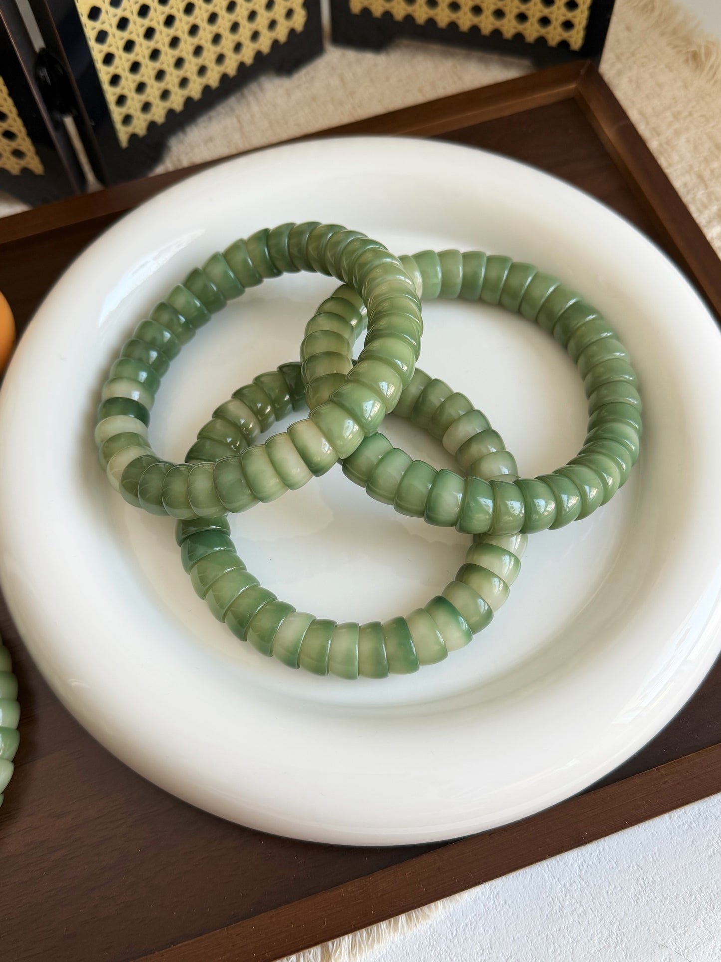 12mm碗肠 Bodhi Root Bracelet | Prayer Beads | Handmade Bracelet | Natural Bodhi Root
