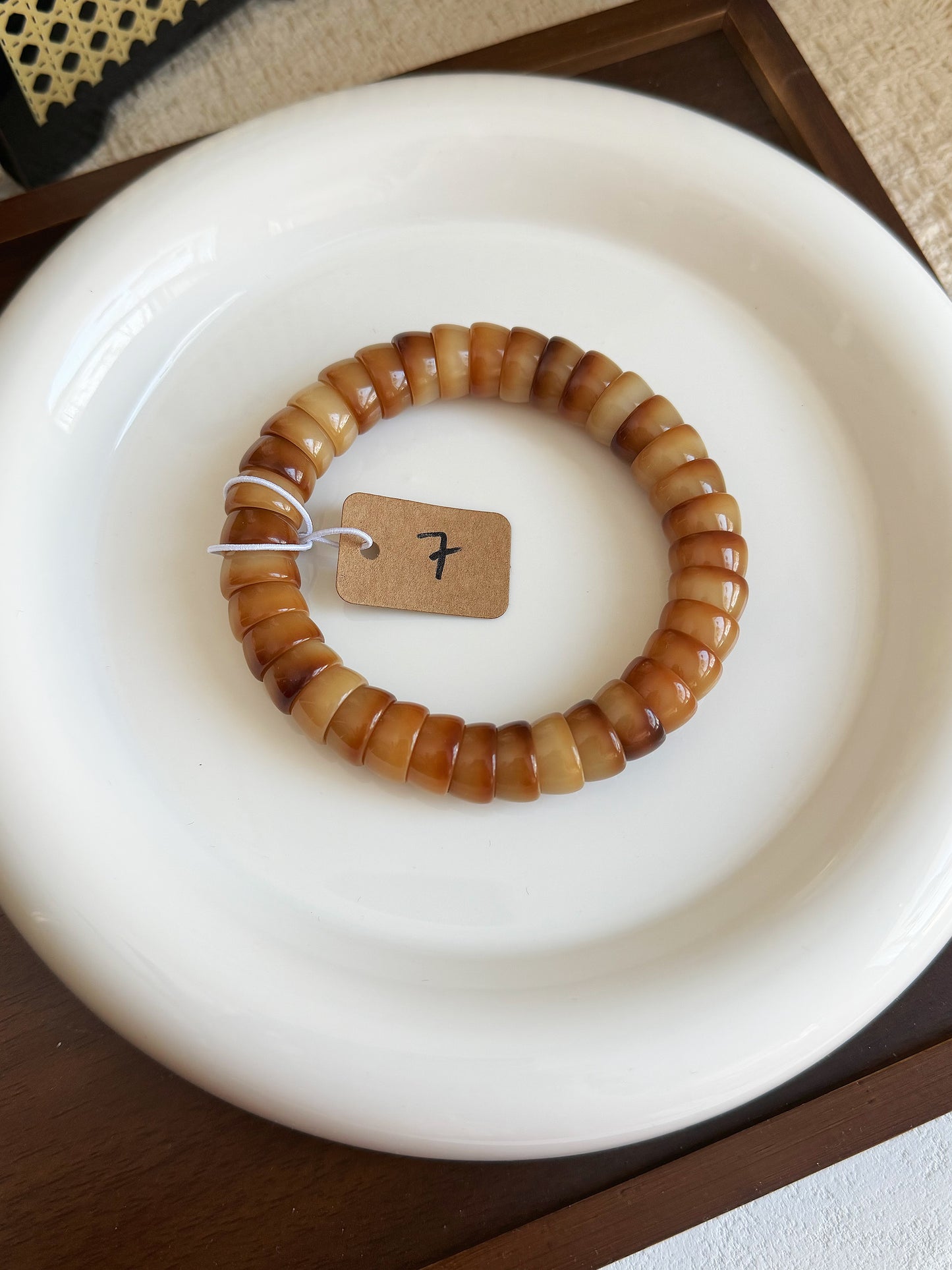 12mm碗肠 Bodhi Root Bracelet | Prayer Beads | Handmade Bracelet | Natural Bodhi Root