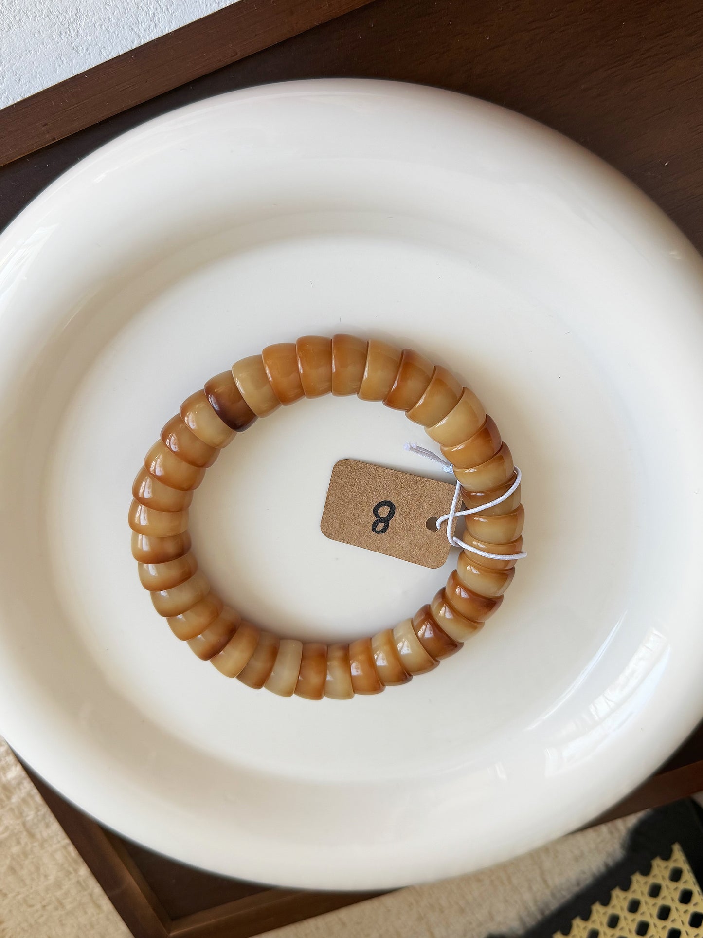 12mm碗肠 Bodhi Root Bracelet | Prayer Beads | Handmade Bracelet | Natural Bodhi Root